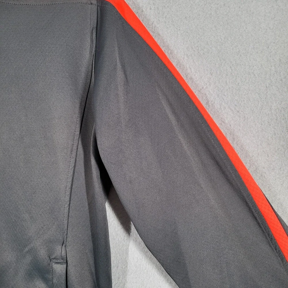 Nike Track Jacket Men's M‎ Gray Dri-Fit Full Zip Athletic Sportswear